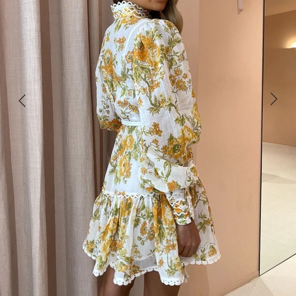 Alemais Songbird mini dress size 6 AUS - Picture 5 of 13